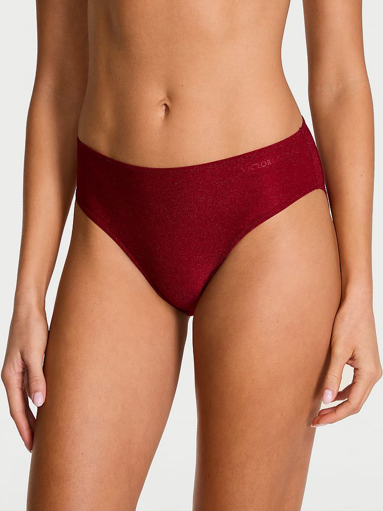 Majtki z mikrofibry Flex Shimmer Bikini. Produkt ma kolor czerwony i pochodzi z kolekcji Body by Victoria. 