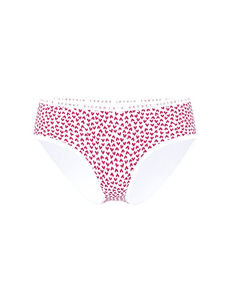 Majtki bawełniane Hiphugger. Produkt jest wzorzysty i pochodzi z kolekcji Victoria's Secret. 