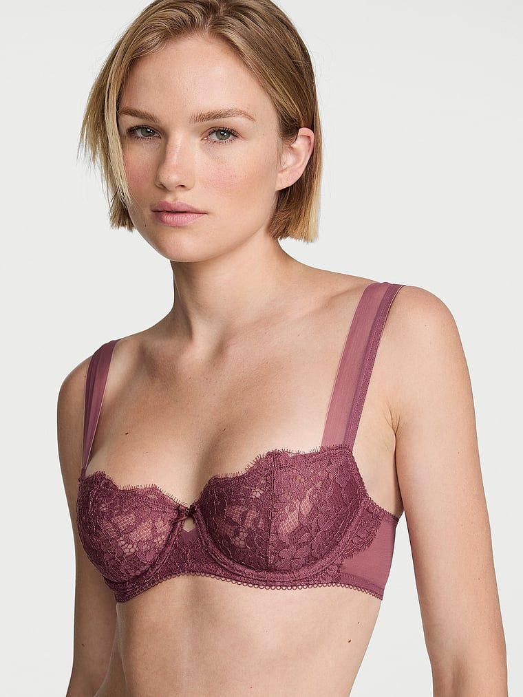 Dream Angels Biustonosz nieusztywniany balkonetka Wicked Mesh-Trim