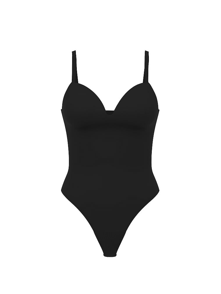 Body z push-upem Luxe Contour. Produkt ma kolor czarny i pochodzi z kolekcji Victoria's Secret. 