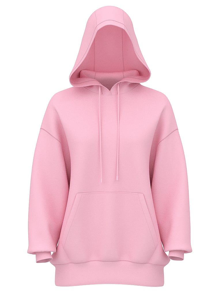 Bluza bawełniana z kapturem Iconic Fleece. Produkt ma kolor różowy i pochodzi z kolekcji Angel Essentials. 