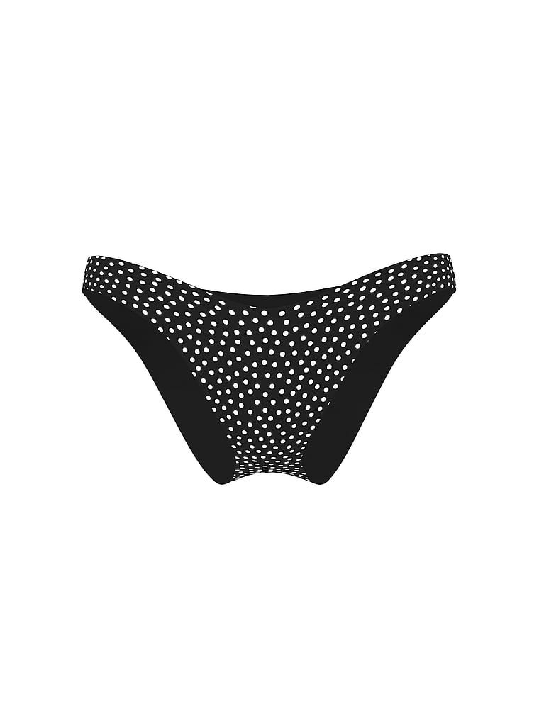 Dół od bikini Essential Brazilian. Produkt jest wzorzysty i pochodzi z kolekcji Victoria's Secret Swim. 