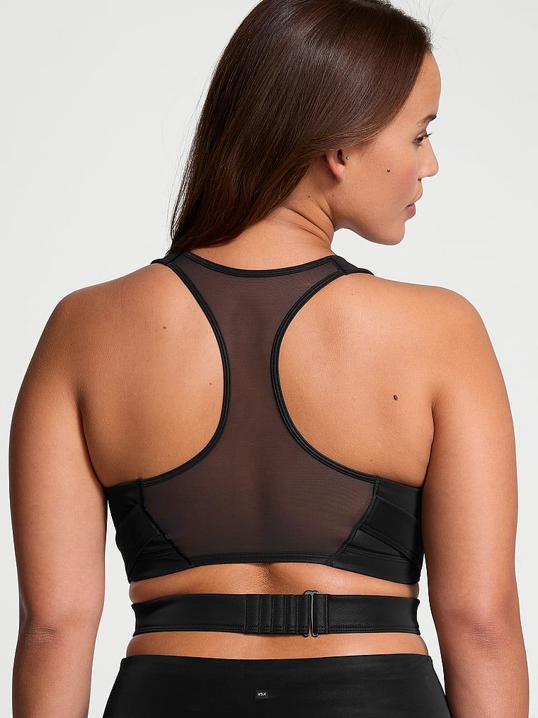 VSX Biustonosz sportowy z lekkim wsparciem VSX SuedeEffect Plunge