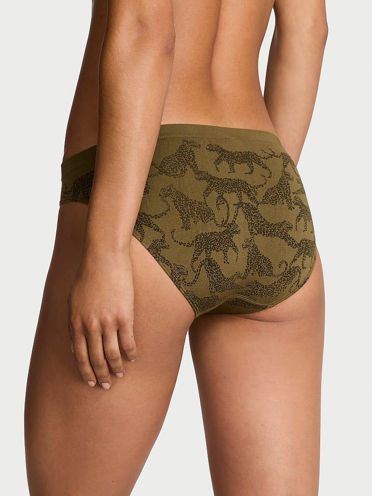 Majtki bezszwowe Seamless Bikini. Produkt jest wzorzysty i pochodzi z kolekcji Seamless. 