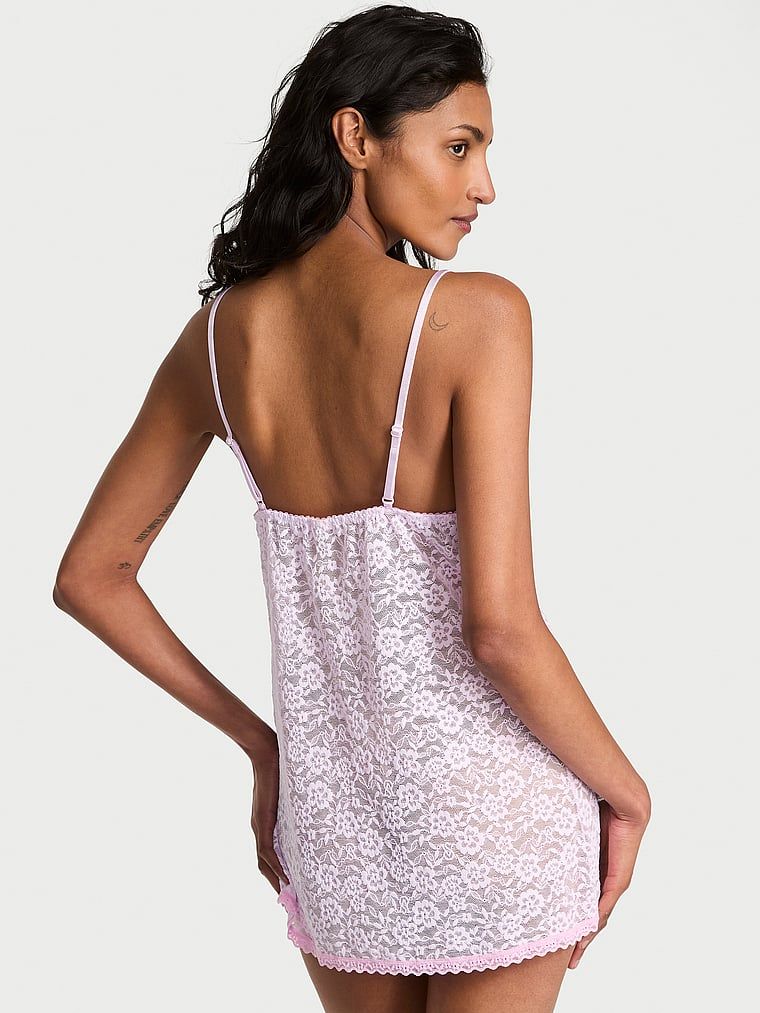 Victoria's Secret Koszulka nocna koronkowa Tease Blossom Slip