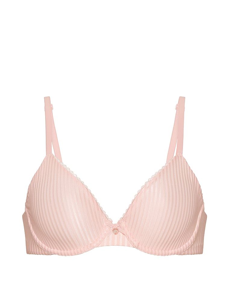 Biustonosz nieusztywniany Invisible Lift Demi. Produkt ma kolor różowy i pochodzi z kolekcji Body by Victoria. 