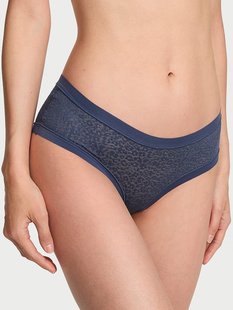 No-Show Majtki z koronki w panterkę No-Show Leopard Cheeky