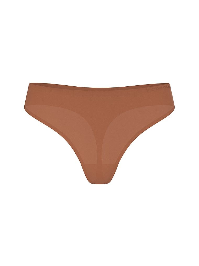 Stringi z mikrofibry Flex. Produkt ma kolor brązowy i pochodzi z kolekcji Body by Victoria. 
