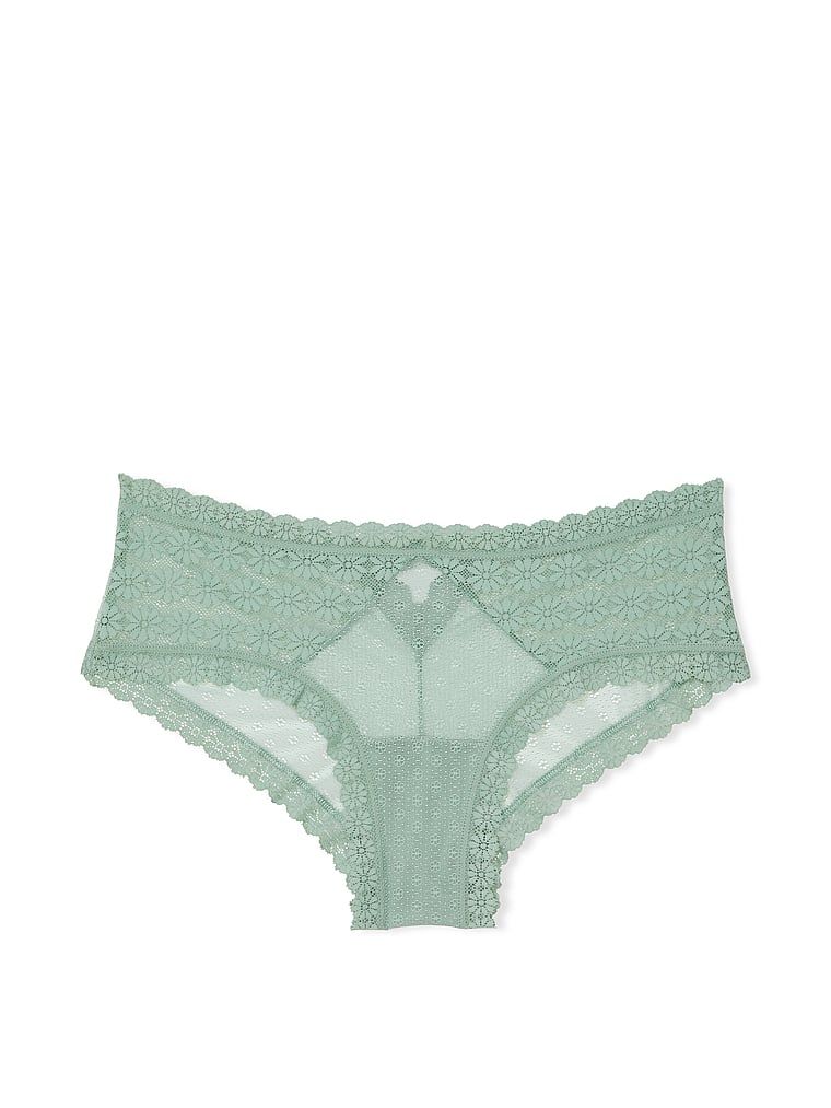Majtki koronkowe Daisy Cheeky. Produkt ma kolor zielony i pochodzi z kolekcji Lacie. 