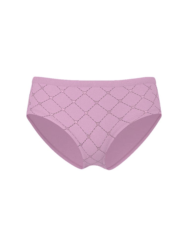Majtki Seamless Quilted Hearts Hiphugger. Produkt jest wzorzysty i pochodzi z kolekcji Seamless. 