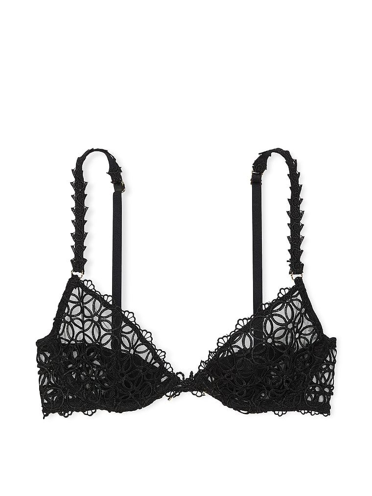 Na zdjęciu na białym tle widoczny jest biustonosz nieusztywniany Geo Daisy Demi. Produkt jest wzorzysty i pochodzi z kolekcji Very Sexy.