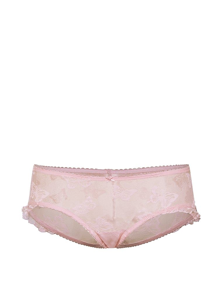 Majtki z motywem motyli Butterfly Cheeky. Produkt ma kolor różowy i pochodzi z kolekcji Lacie. 