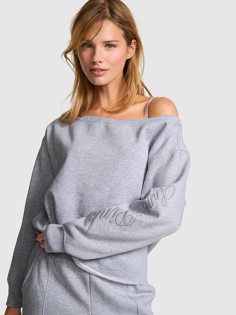 Bluza Campus Fleece off shoulder