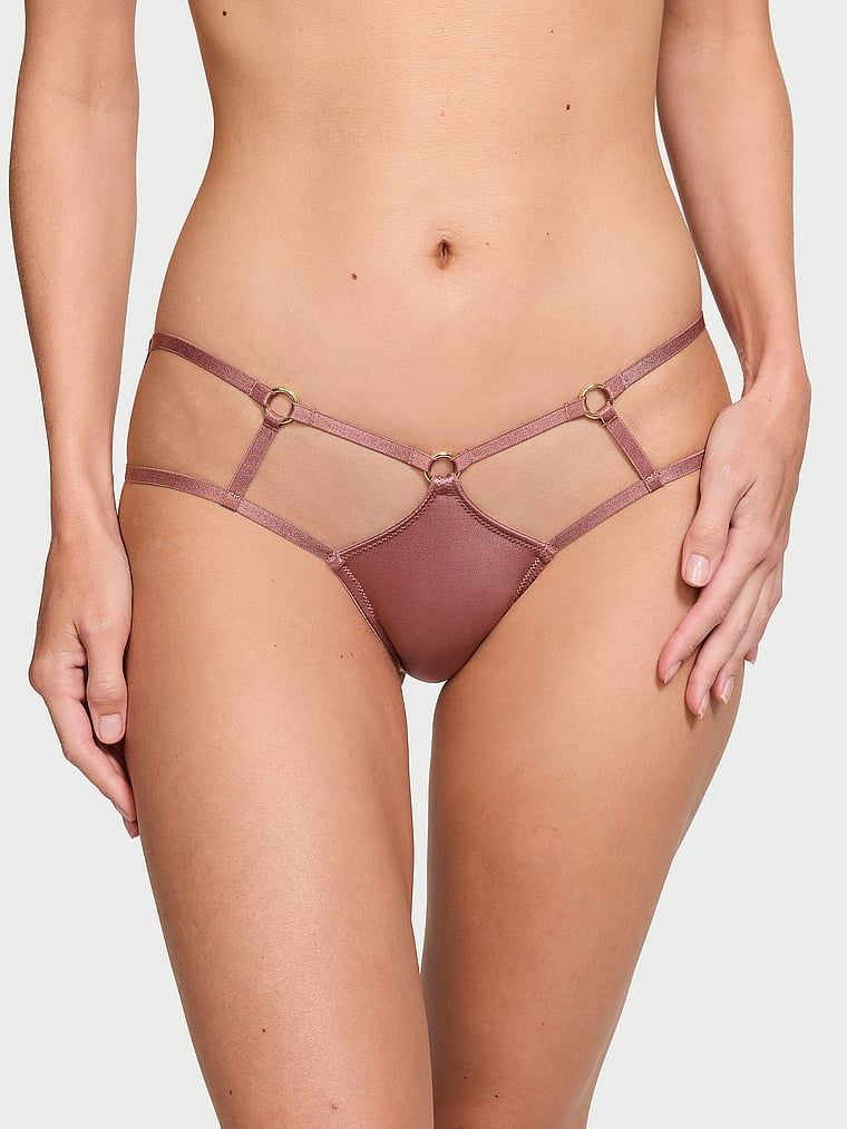 Majtki z otwartym tyłem Strappy Hardware Cheeky. Produkt ma kolor różowy i pochodzi z kolekcji Very Sexy. 