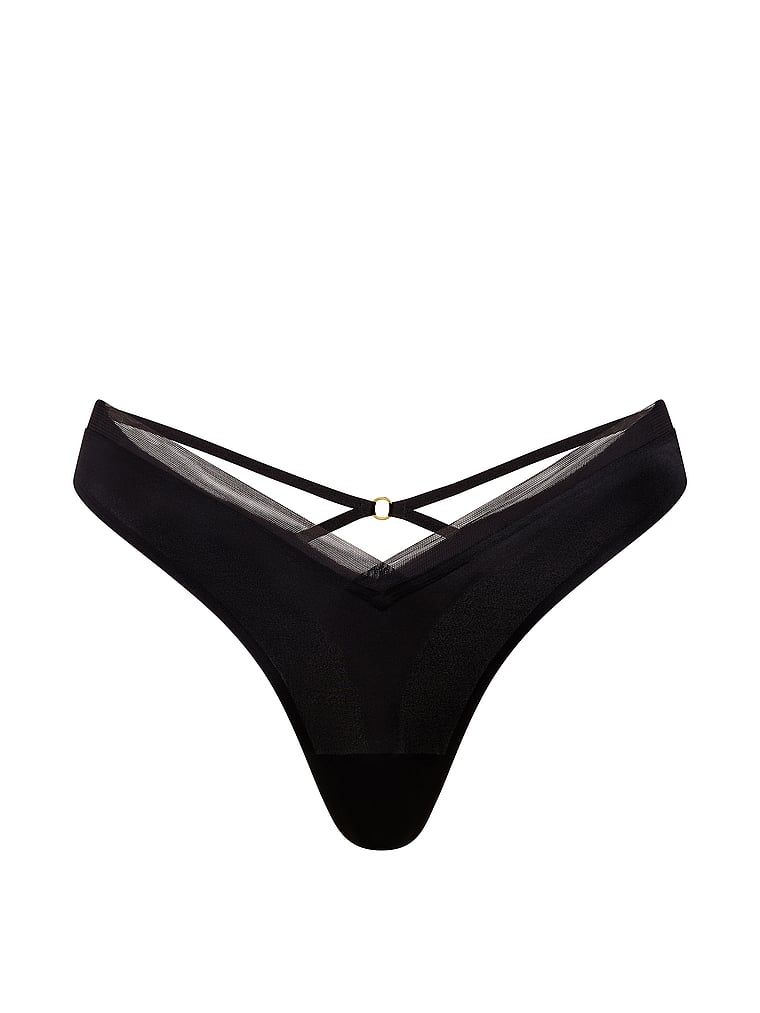 Stringi z paseczkami z tyłu Sheer Reveal. Produkt ma kolor czarny i pochodzi z kolekcji Very Sexy. 