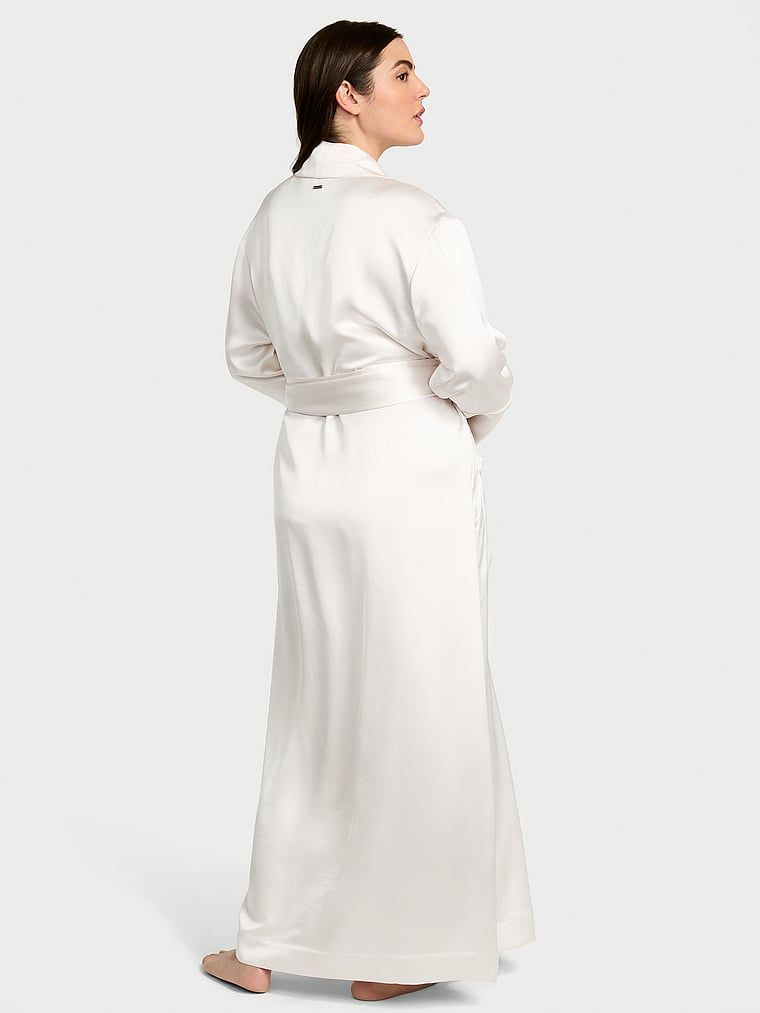 Victoria's Secret Szlafrok satynowy maxi Luxe