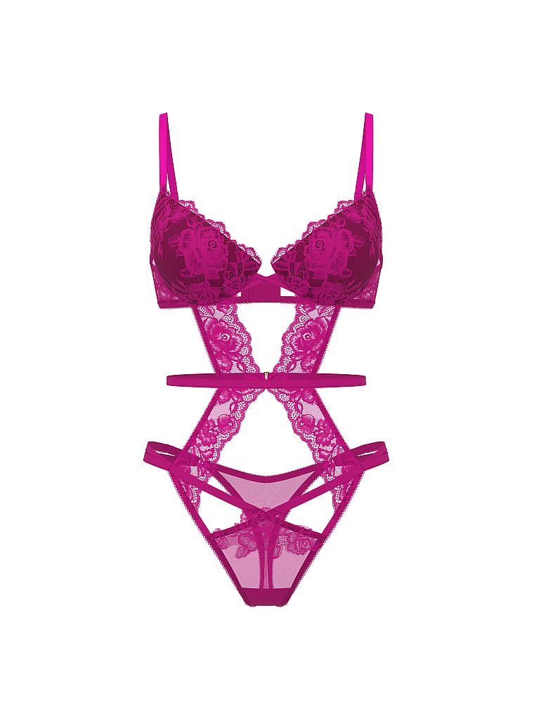 Very Sexy Body koronkowe Rose Lace Strappy