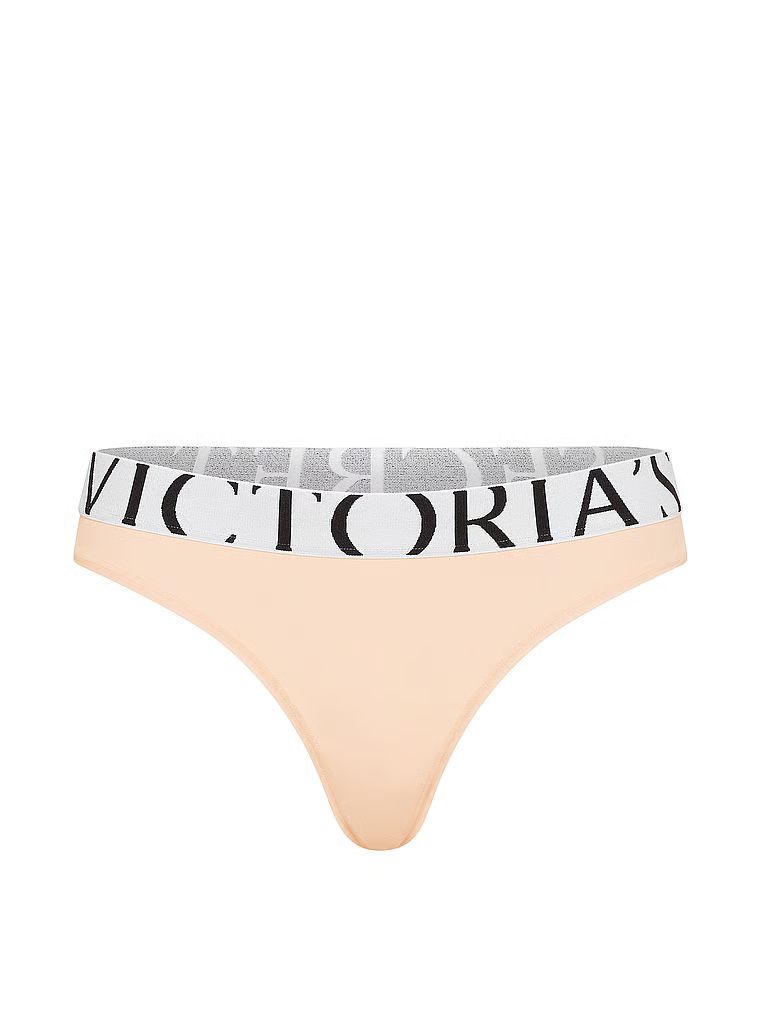 Stringi z logo Cool. Produkt ma kolor beżowy i pochodzi z kolekcji Cotton. 