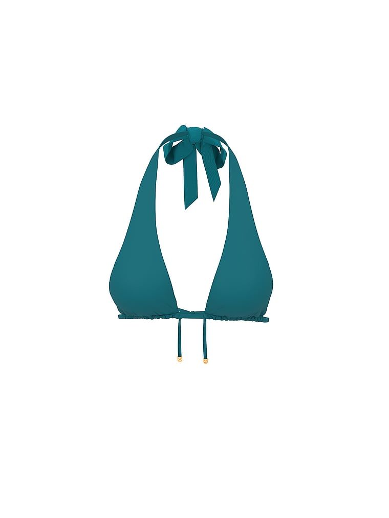 Góra od bikini wielofunkcyjna Essential Multiway. Produkt ma kolor niebieski i pochodzi z kolekcji Victoria's Secret Swim. 