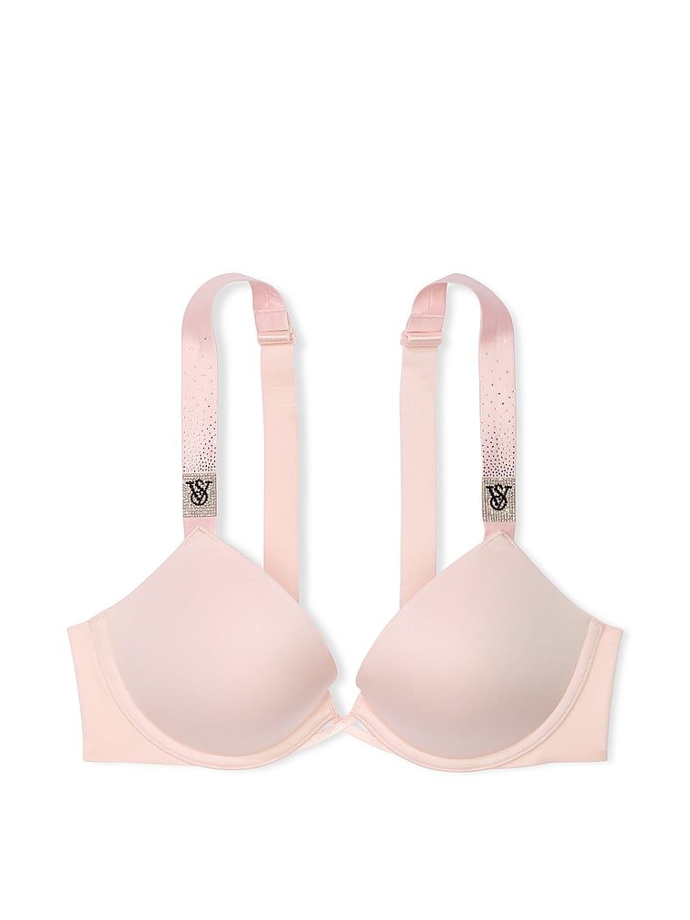 Very Sexy Biustonosz push-up z błyszczącymi paseczkami Scattered Shine Strap