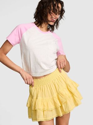 PINK Marszczone spódnico-spodenki Frill Seeker