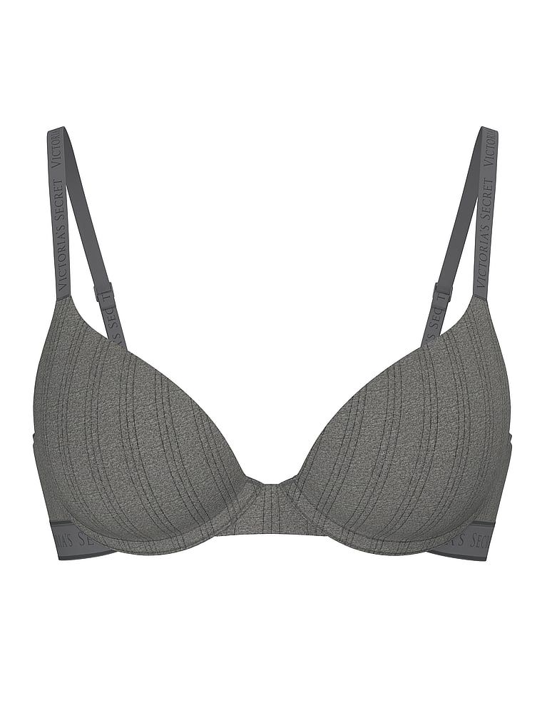 Biustonosz push-up z modalu Perfect Shape. Produkt ma kolor szary i pochodzi z kolekcji T-shirt. 