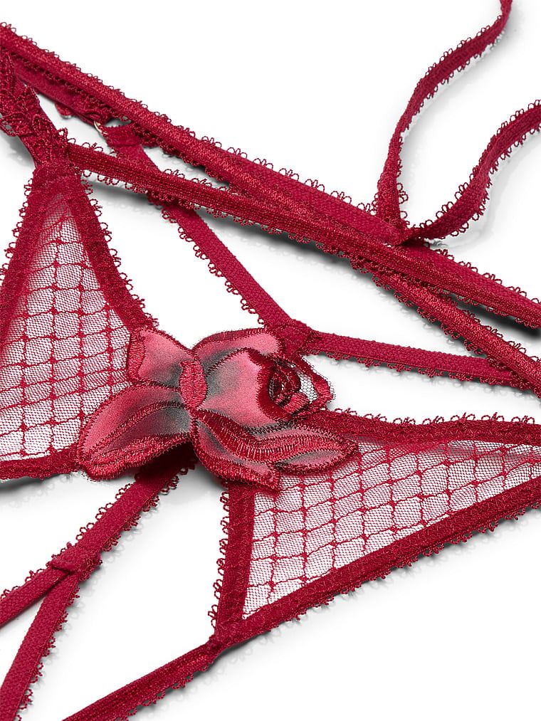 Body z paseczków Red Rose. Produkt ma kolor czerwony i pochodzi z kolekcji Very Sexy. 
