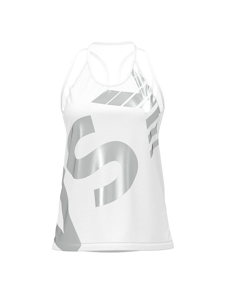 Top sportowy bawełniany VSX Pima Racerback. Produkt ma kolor biały i pochodzi z kolekcji VSX. 
