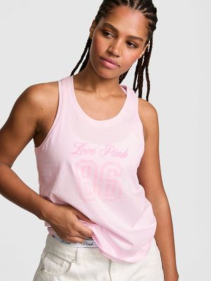 PINK Top Campus Cotton