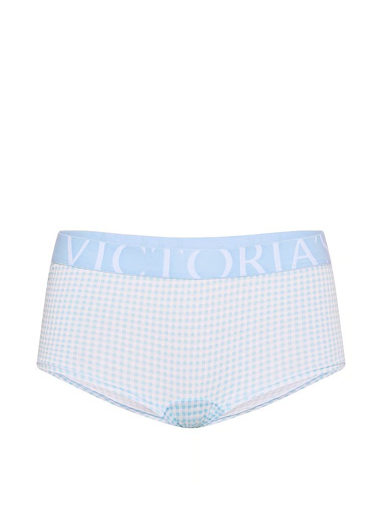 Majtki bawełniane szorty Exploded Logo Boyshort. Produkt jest wzorzysty i pochodzi z kolekcji Cotton. 