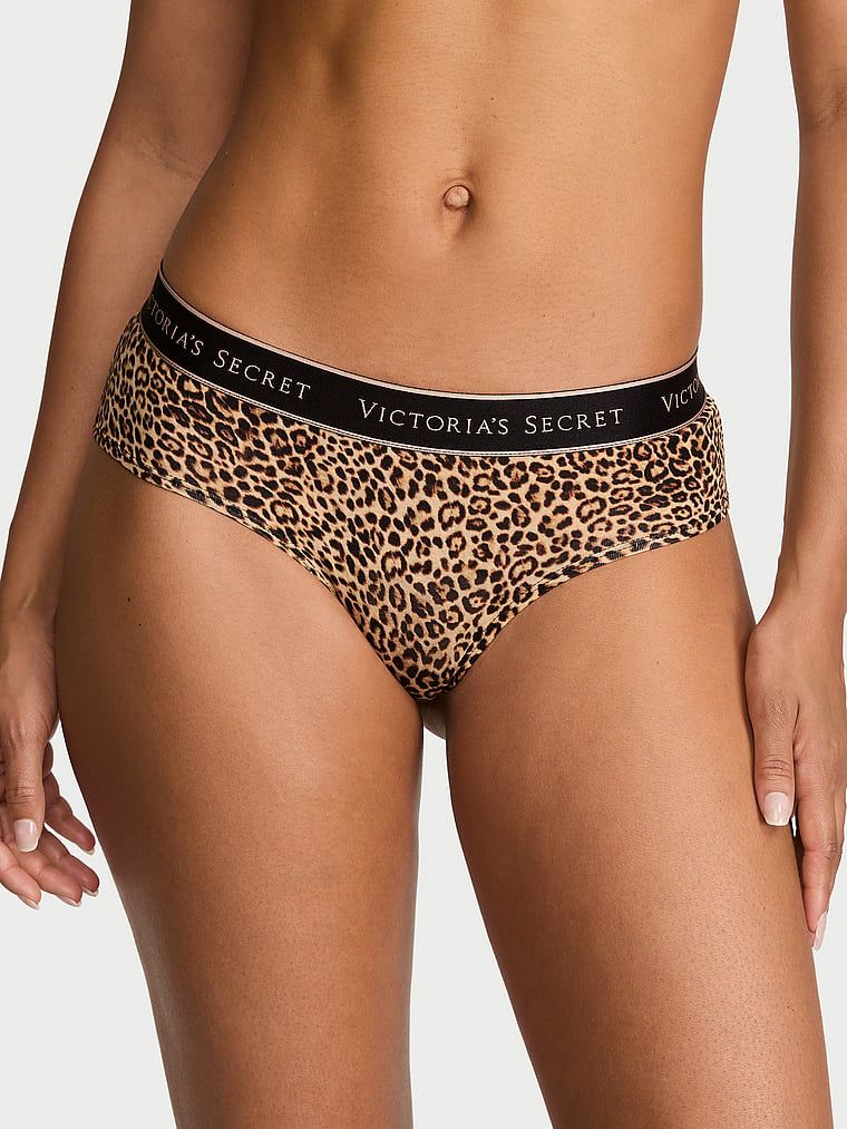 Cotton Majtki bawełniane z logo w talii Cheeky