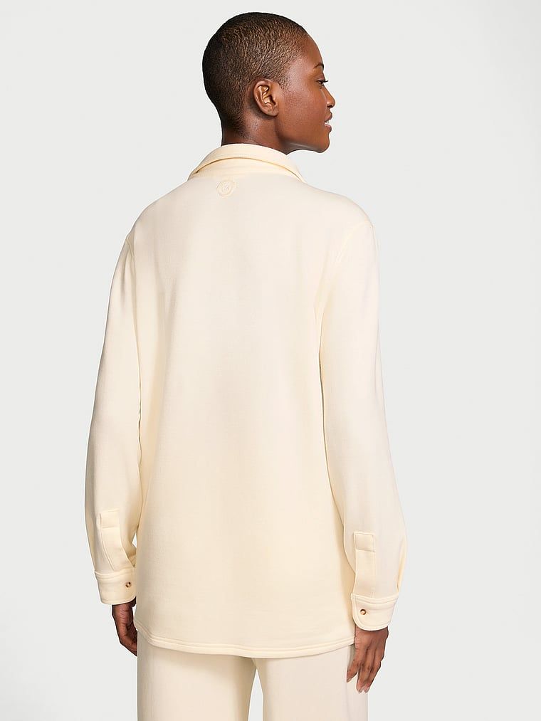 Koszula z modalu Brushed Shirt. Produkt ma kolor biały i pochodzi z kolekcji Victoria's Secret. 