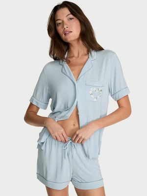 Victoria's Secret Piżama z modalu z szortami SoSoft Daisy