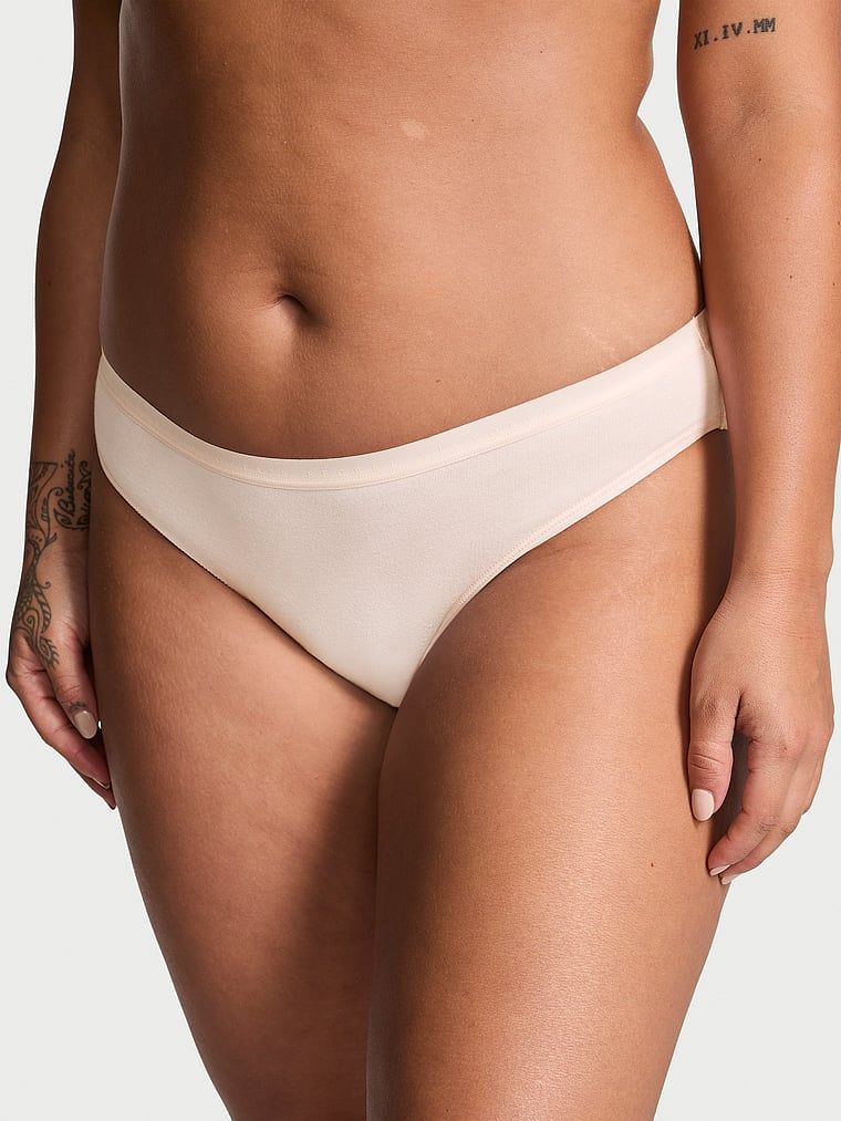 Majtki bawełniane Bikini. Produkt ma kolor różowy i pochodzi z kolekcji Victoria's Secret. 