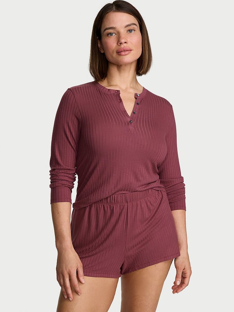 Victoria's Secret Zestaw z modalu - bluzka i szorty Lounge