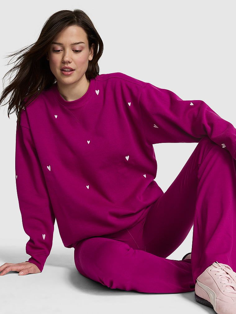 Bluza Campus Fleece oversize z okrągłym dekoltem