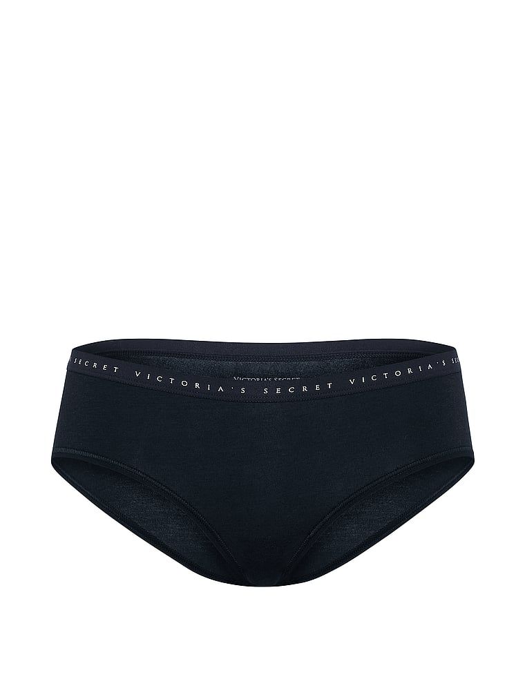 Majtki bawełniane Bikini. Produkt ma kolor niebieski i pochodzi z kolekcji Victoria's Secret. 