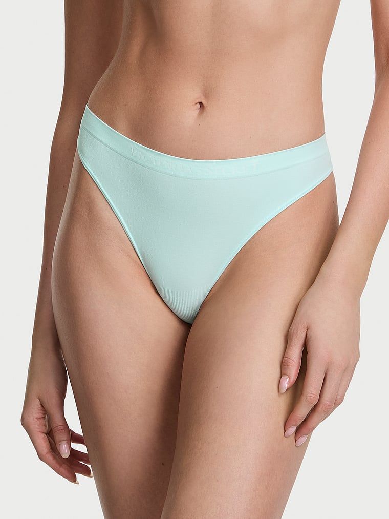 Stringi bezszwowe Seamless. Produkt ma kolor niebieski i pochodzi z kolekcji Seamless. 