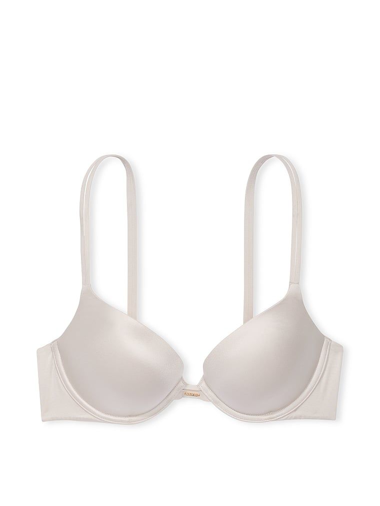 Na zdjęciu na białym tle widoczny jest biustonosz push-up Smooth. Produkt ma kolor beżowy i pochodzi z kolekcji Very Sexy.
