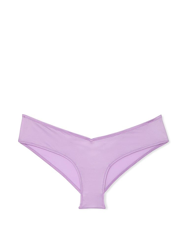 Majtki z paseczkami z tyłu i wysoko wyciętymi nogawkami Strappy-Back Cheeky. Produkt ma kolor purpurowy i pochodzi z kolekcji Very Sexy. 
