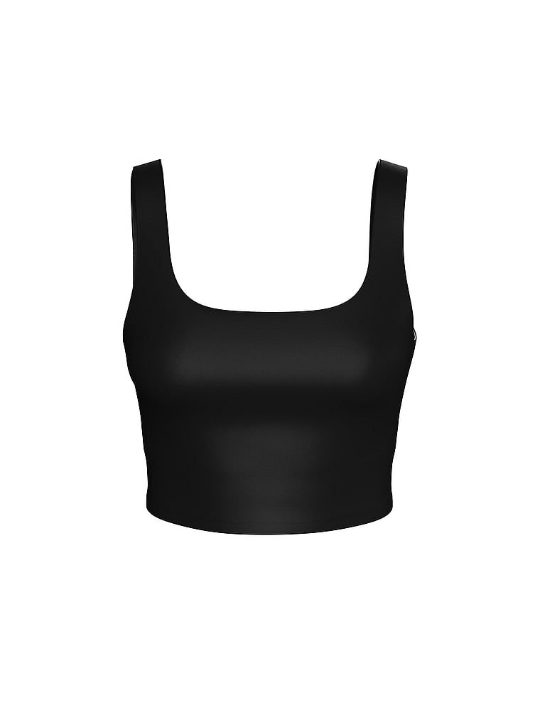 Top sportowy z błyszczącego materiału VSX GlossyTech. Produkt ma kolor czarny i pochodzi z kolekcji VSX. 