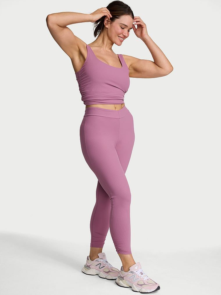 VSX Legginsy prążkowane z talią V VSX Elevate