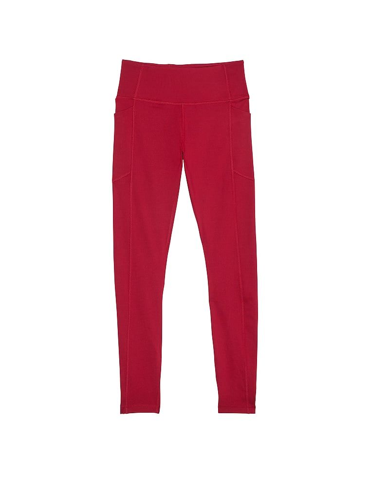 Legginsy z kieszeniami Essential Pocket. Produkt ma kolor czerwony i pochodzi z kolekcji VSX. 