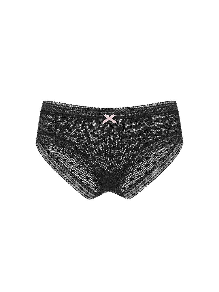 Majtki z siateczki Heart Lace Cheeky. Produkt ma kolor czarny i pochodzi z kolekcji Lacie. 