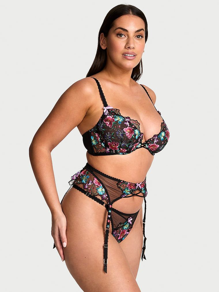 Very Sexy Pas do pończoch Dark Blossom