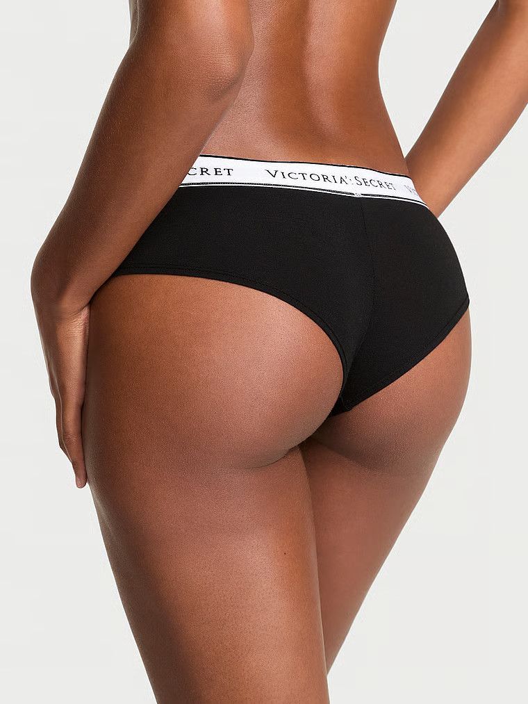 Cotton Majtki bawełniane z logo w talii Cheeky