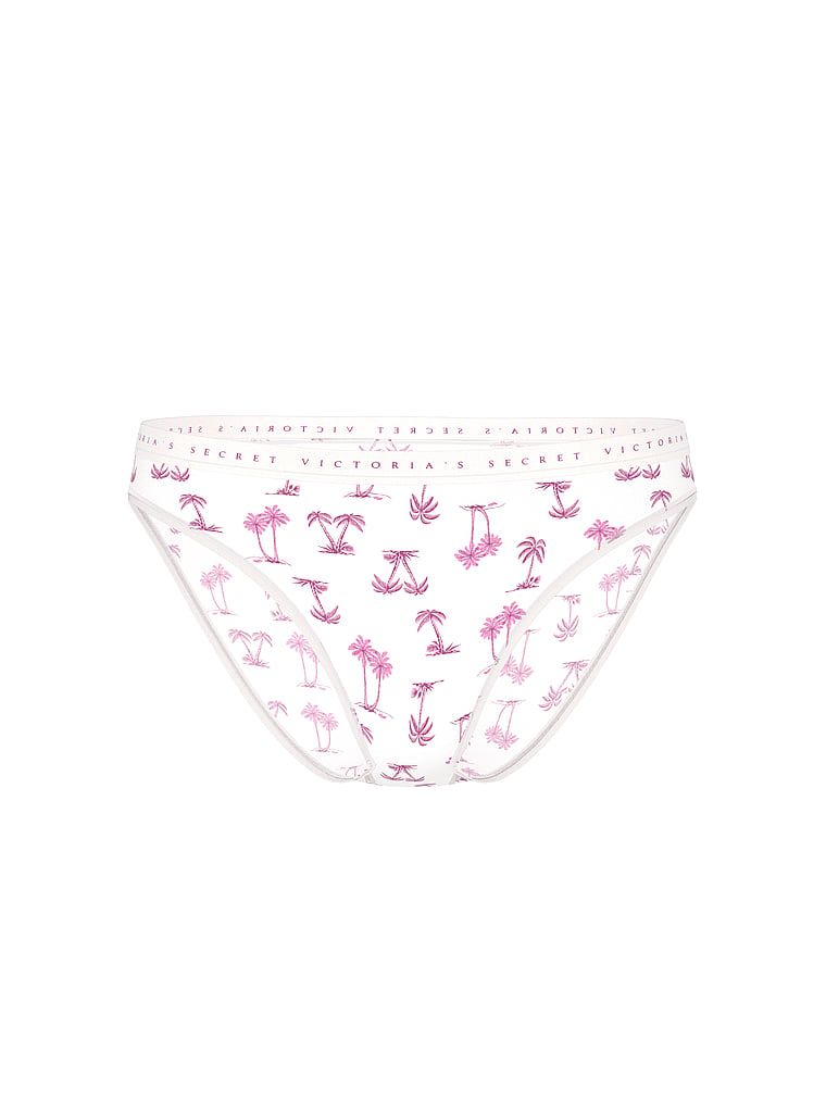 Majtki bawełniane Bikini. Produkt jest wzorzysty i pochodzi z kolekcji Victoria's Secret. 