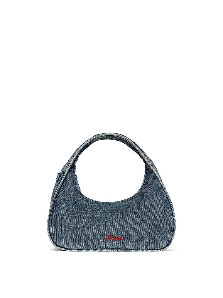Jeansowa mini torba hobo