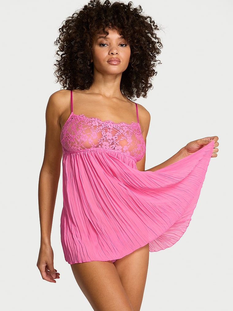 Dream Angels Halka I Stringi Pleated Babydoll-image