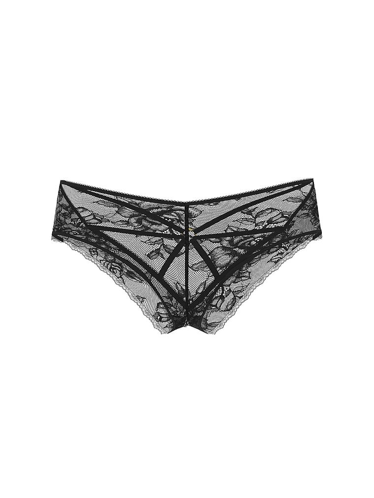Majtki z otwartm tyłem Strappy Hardware Cheeky. Produkt ma kolor czarny i pochodzi z kolekcji Very Sexy. 
